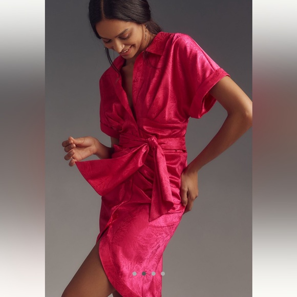 NWT Le Superbe Mini Miko Dress Size 6 Pink - Picture 4 of 5